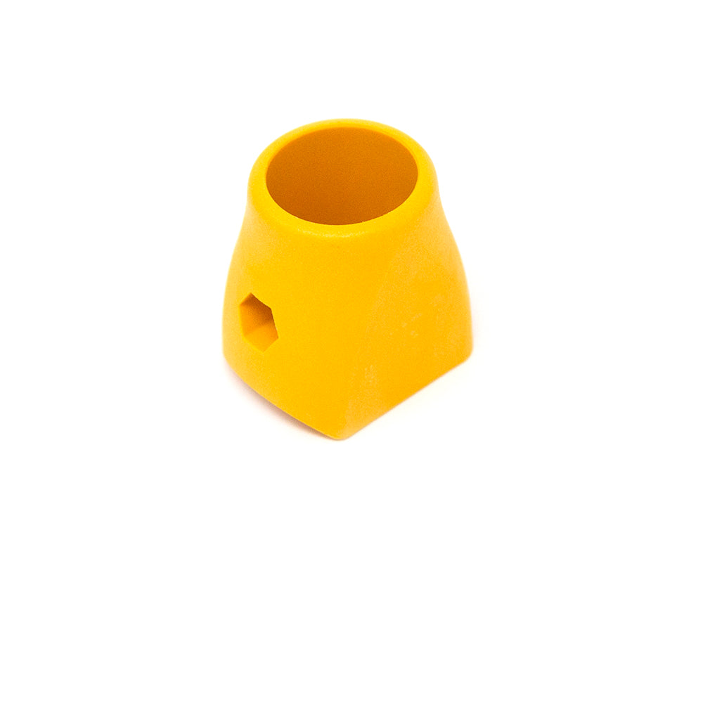 Yellow plastic protector. 