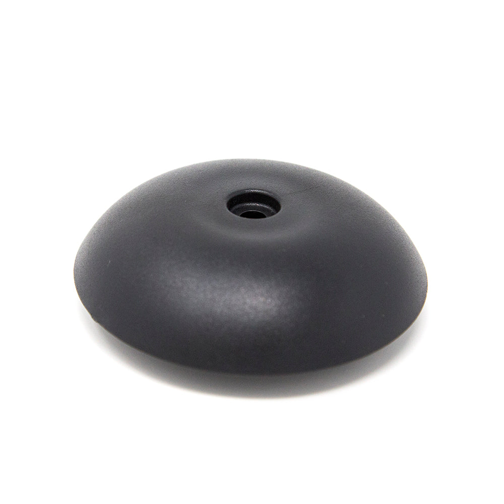 Black cushion helps reduce impact.