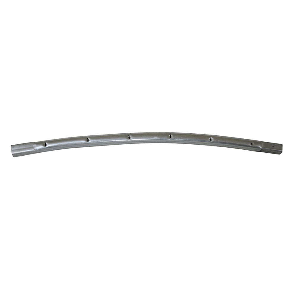 Steel main frame top tube designed for oval trampoline. 