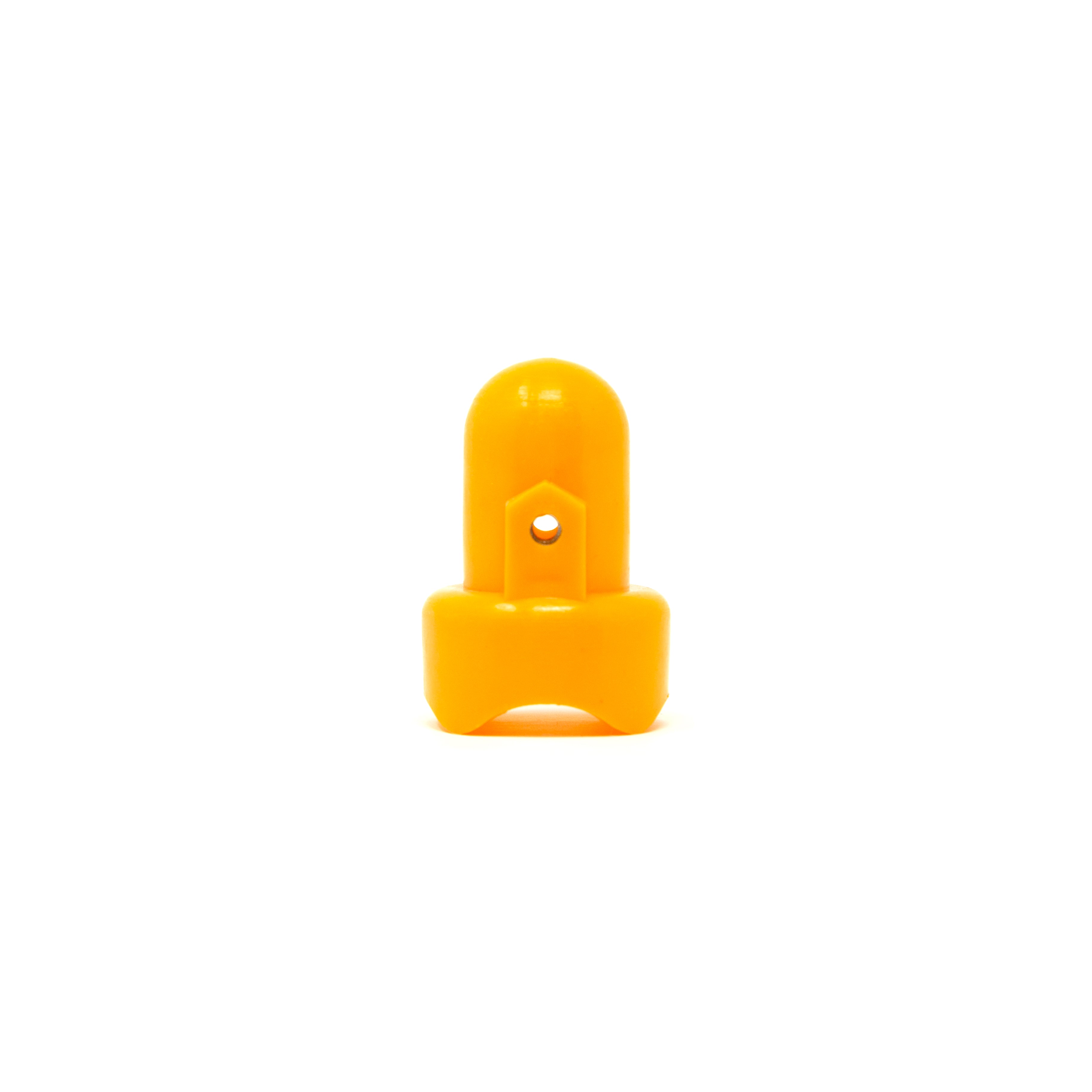 1-inch-tall orange pole cap. 