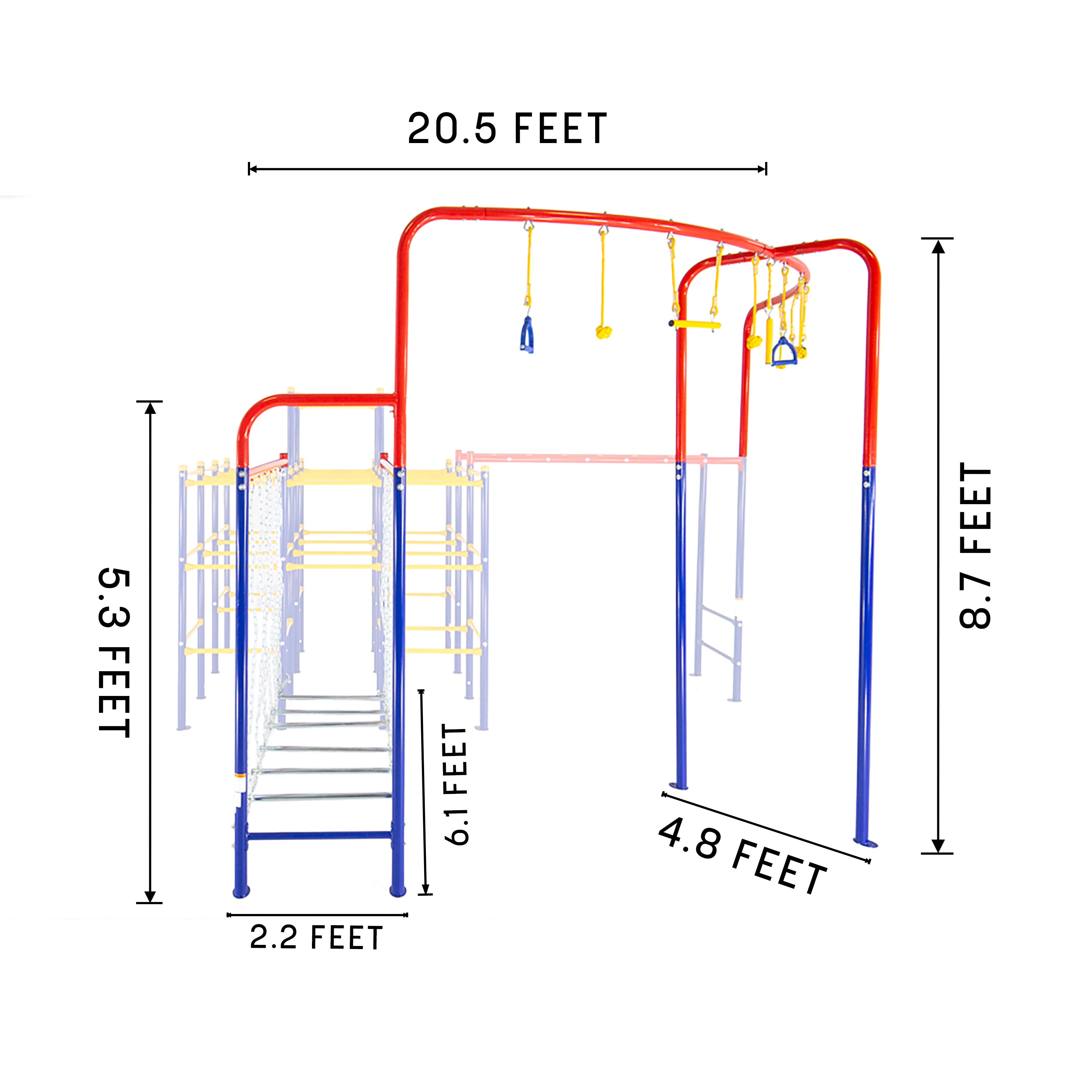 ActivPlay Hanging Bridge and Hanging Jungle Line Accessory Modules