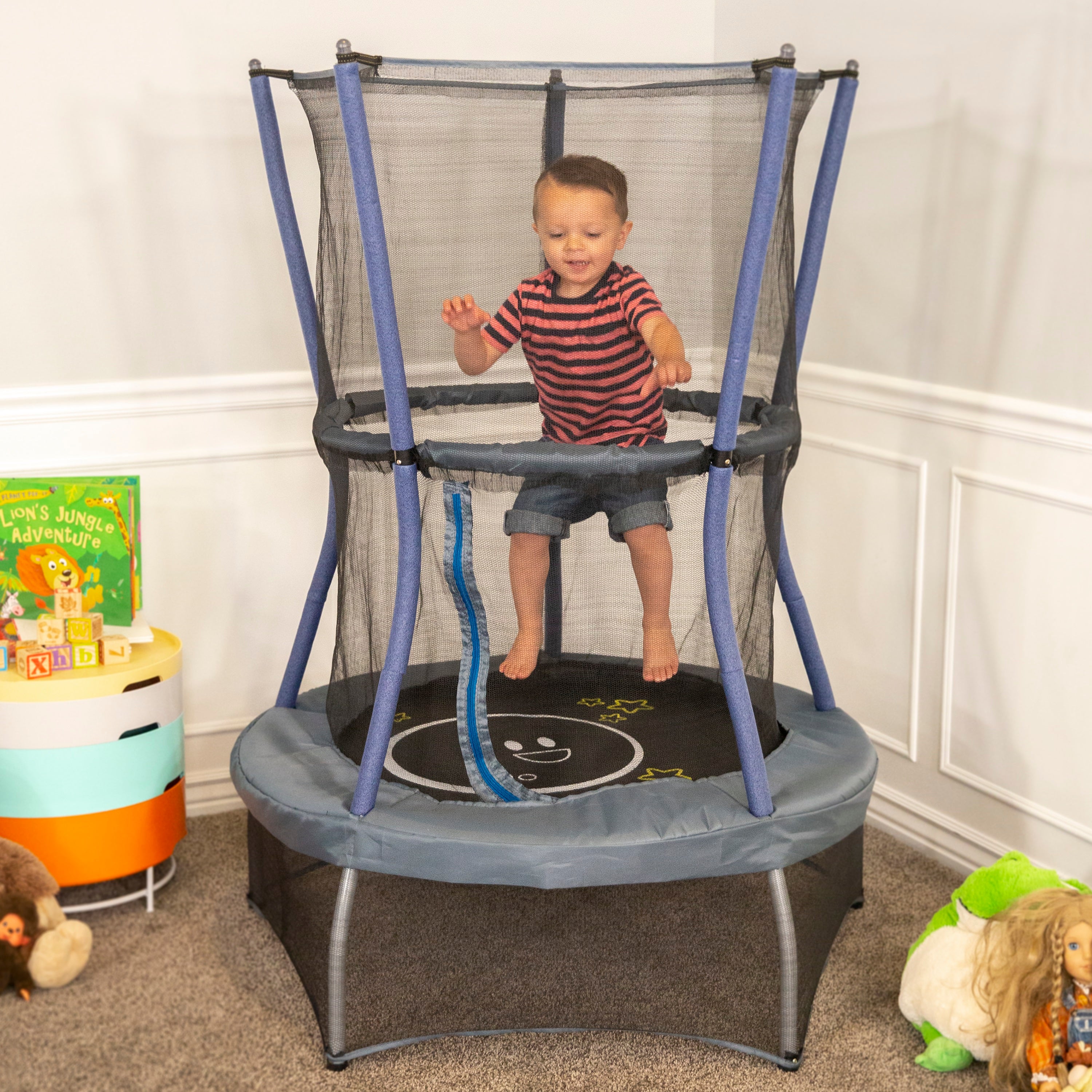 40" Round Space Explorer Mini Trampoline with Enclosure